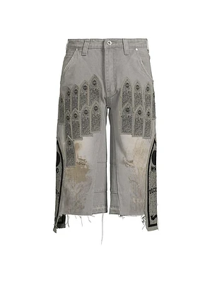 Arched Patch Carpenter Shorts