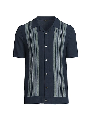 Silas Woven Stripe Shirt