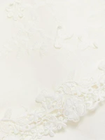 Eila Embroidered Cotton Shorts