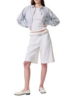 Banks Linen-Blend Shorts