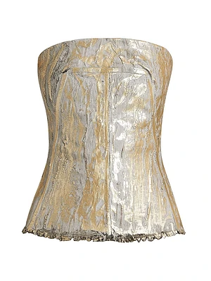 Hollywood Denim Bustier Top