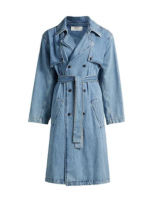 Tresca Denim Trench Coat