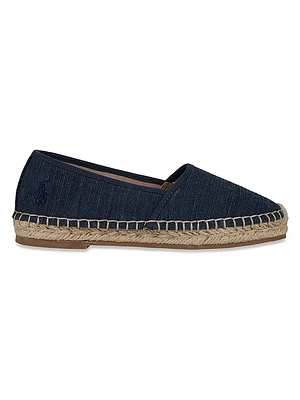 Baby Girl's & Woven Espadrille Flats