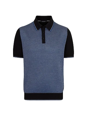 Cotton-Silk Polo Shirt