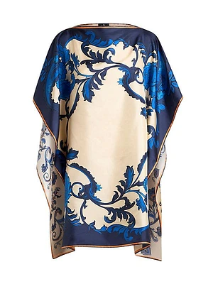Foulard Printed Silk Caftan