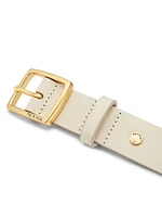 Boyfriend Smooth Leather Belt