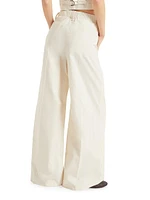 Techno Cotton Poplin Sartorial Loose Trousers