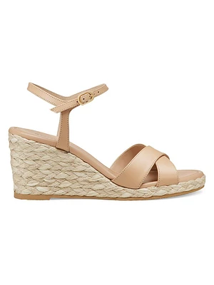 Dayna Leather Espadrille Sandals