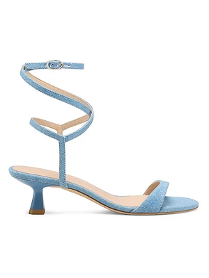 Nudist 50MM Wrap Denim Sandals