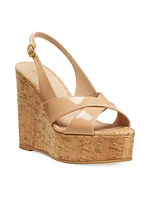 Dayna 100MM Slingback Leather Sandals