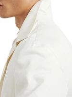 Délavé Silk Twill Shirt Style Outerwear Jacket