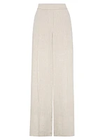 Linen Loose Track Trousers