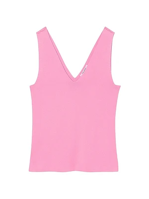 Alecia V-Neck Tank Top - Eco-Friendly 365 Knit
