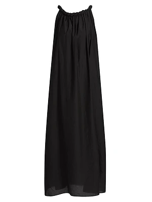 Kika Twisted Gathered Maxi Dress