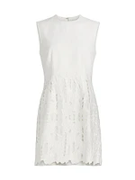 Georgia Lace-Trimmed Sleeveless Minidress