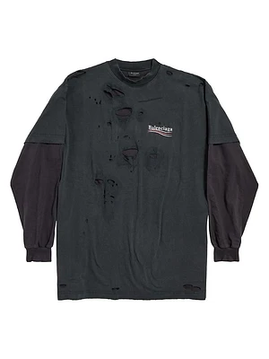 Political Campaign Long Sleeve Layered T-Shirt