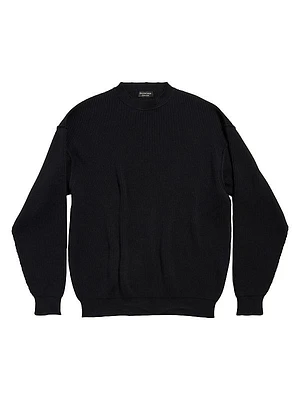 Stretched Crewneck Sweater