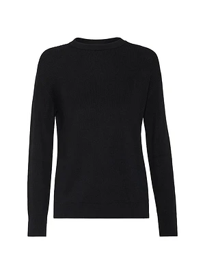Cotton English Rib Sweater