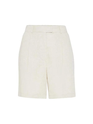 Linen Baggy Shorts