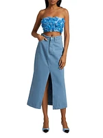 Movement Kim Denim Midi-Skirt