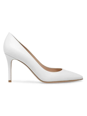 85MM Leather Stiletto-Heel Pumps