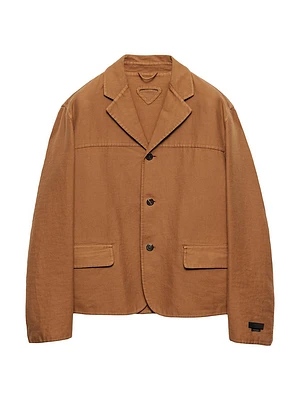 Single-Breasted Cotton Jacket
