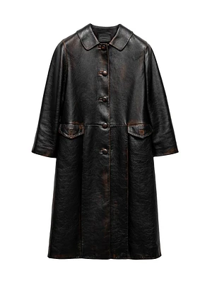 Nappa Leather Coat
