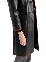 Nappa Leather Coat