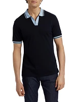 Johnny Collar Cotton Polo Shirt