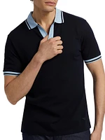 Johnny Collar Cotton Polo Shirt