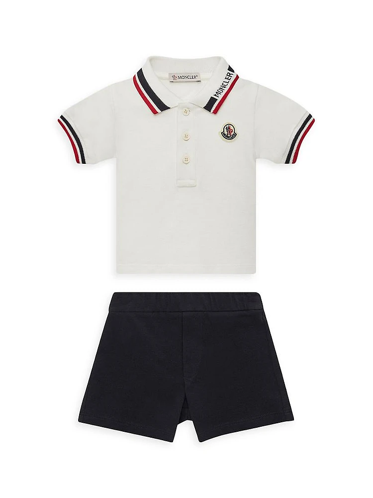 Baby Boy's & Little Set Cotton Piquet