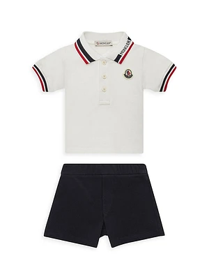 Baby Boy's & Little Set Cotton Piquet