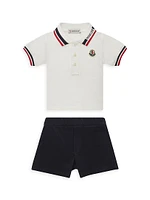 Baby Boy's & Little Set Cotton Piquet