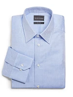 Birdseye Solid Cotton Shirt