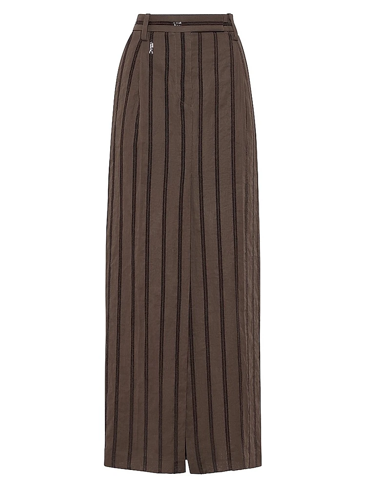 Cotton Organza Sartorial Skirt