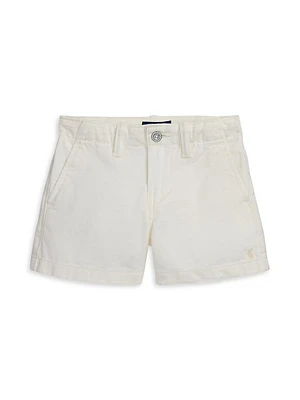 Little Girl's & Cotton Chino Shorts