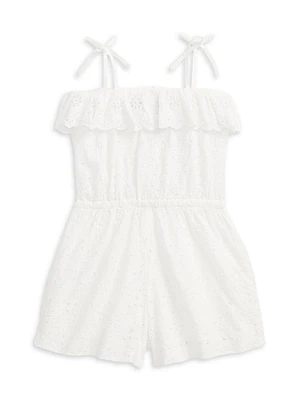 Little Girl's & Cotton Eyelet Romper