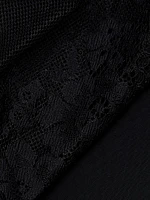 Geny Lace Flutter-Sleeve Top
