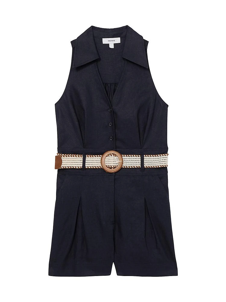 Anjie Linen Romper