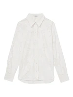Lacey Button-Front Shirt