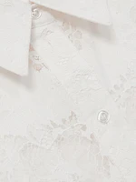 Lacey Button-Front Shirt