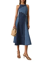 Wilder Denim Midi-Dress