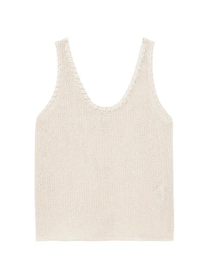 Carla Crochet Crafted Tank Top