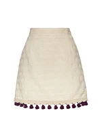 Baia Mini Skirt Embroidered