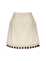 Baia Mini Skirt Embroidered