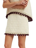 Baia Mini Skirt Embroidered