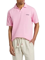 Charles Stretch-Cotton Polo Shirt