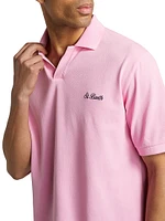 Charles Stretch-Cotton Polo Shirt