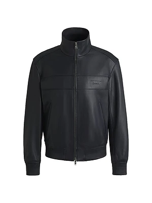 Porsche x Boss Regular-Fit Jacket Leather