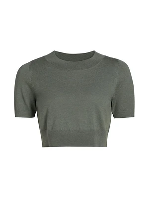 Lexa Wool Cropped Top